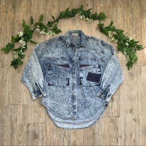 retro button down shirt